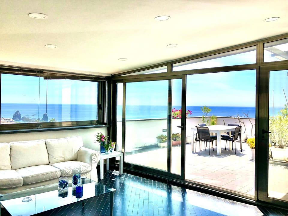 View (from property/room), Seating area, Sea view