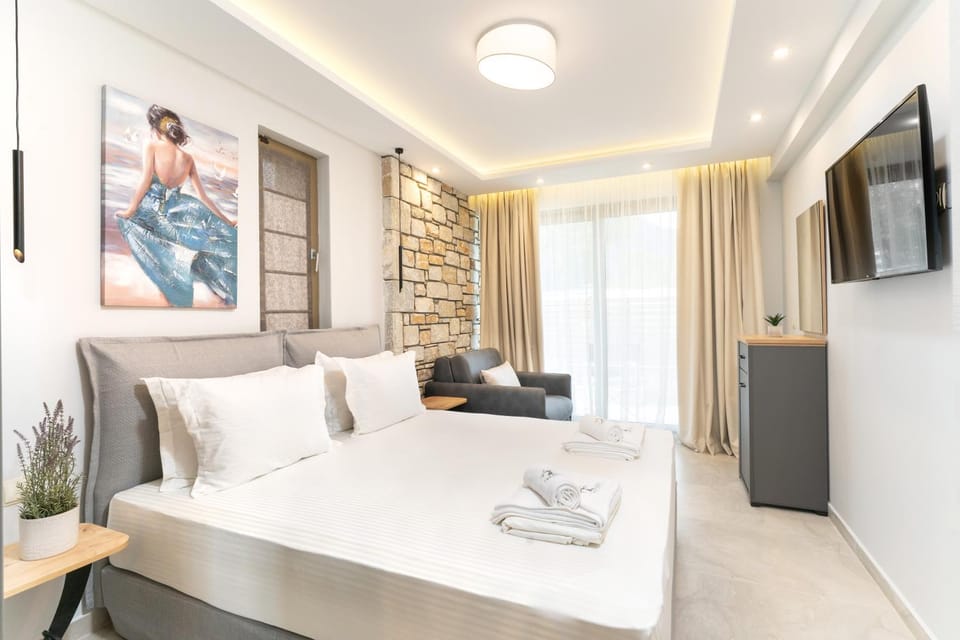 Bed, Photo of the whole room, Bedroom, hair dresser