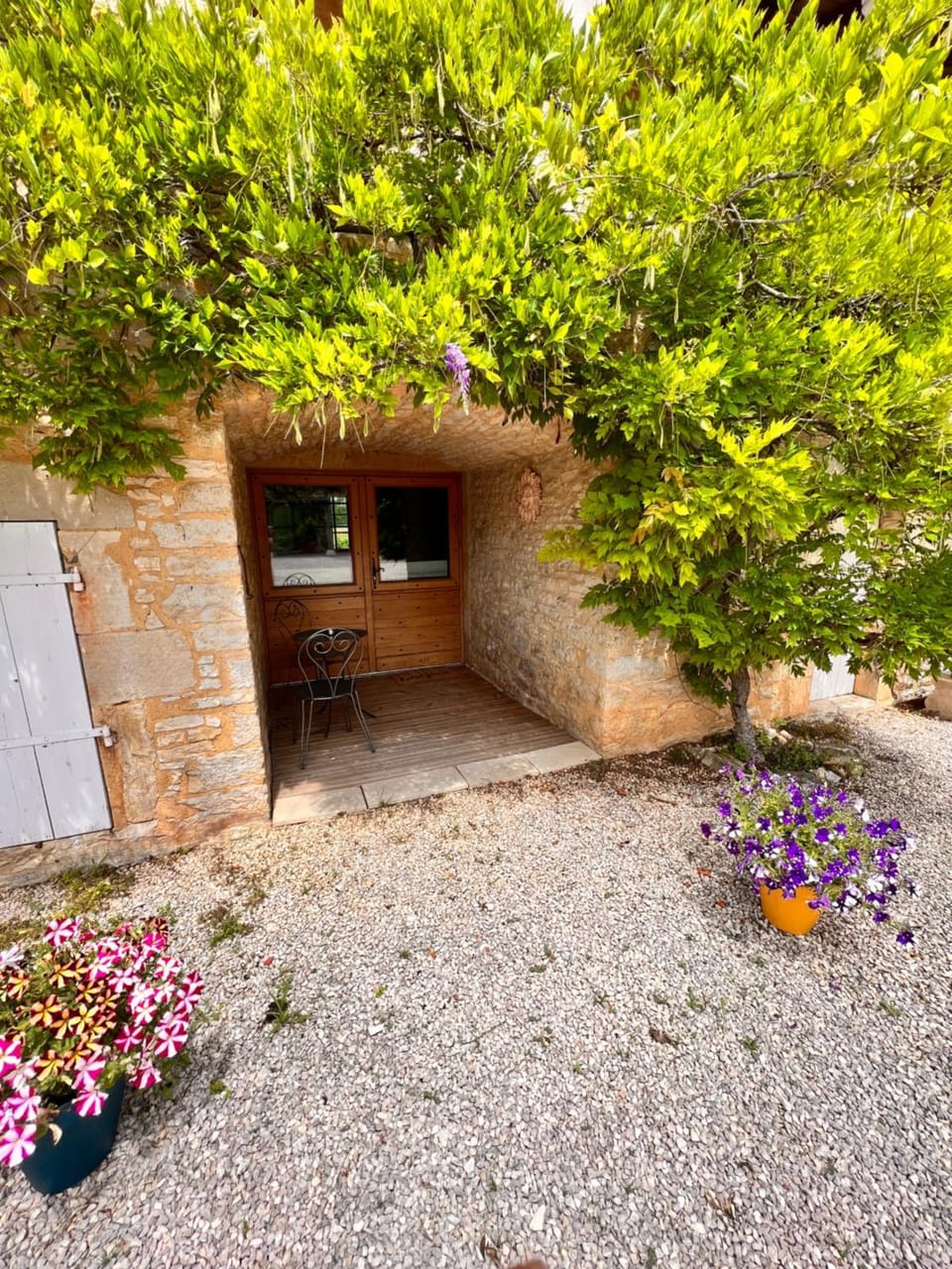 Patio, Facade/entrance, Garden, Balcony/Terrace, Garden view