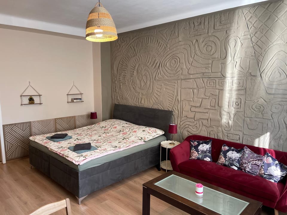 Living room, Seating area, Bedroom
