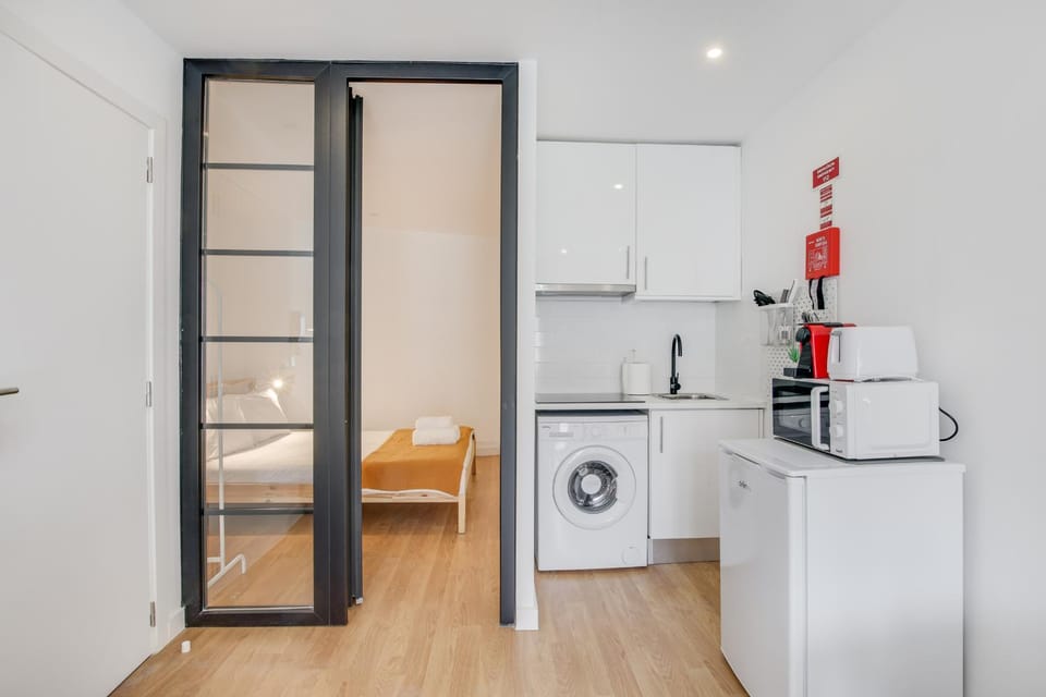 Bed, Coffee/tea facilities, Kitchen or kitchenette, Bedroom, minibar, oven, pet friendly, stove, toaster, washing machine, dryer