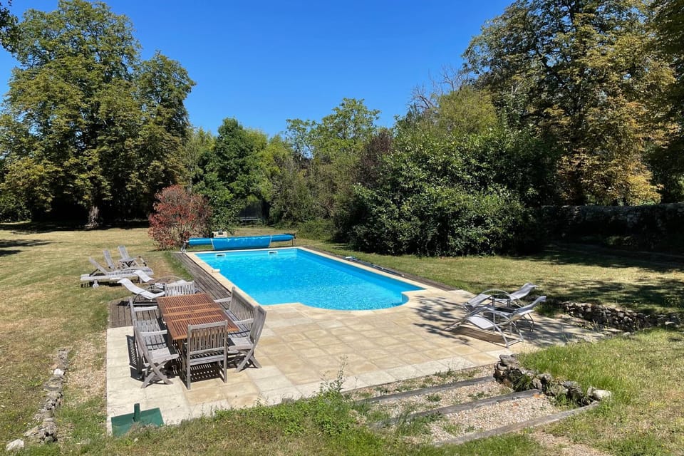 Garden, Swimming pool, Swimming pool, sunbed