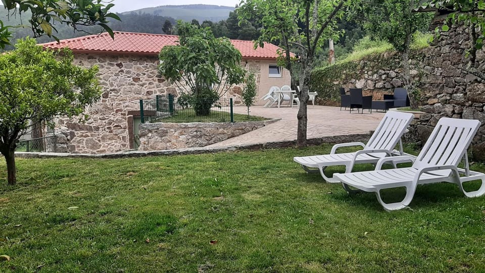 Natural landscape, Garden, Mountain view, sunbed