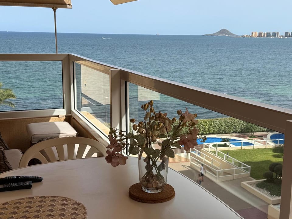 Patio, Natural landscape, Balcony/Terrace, Pool view, Sea view