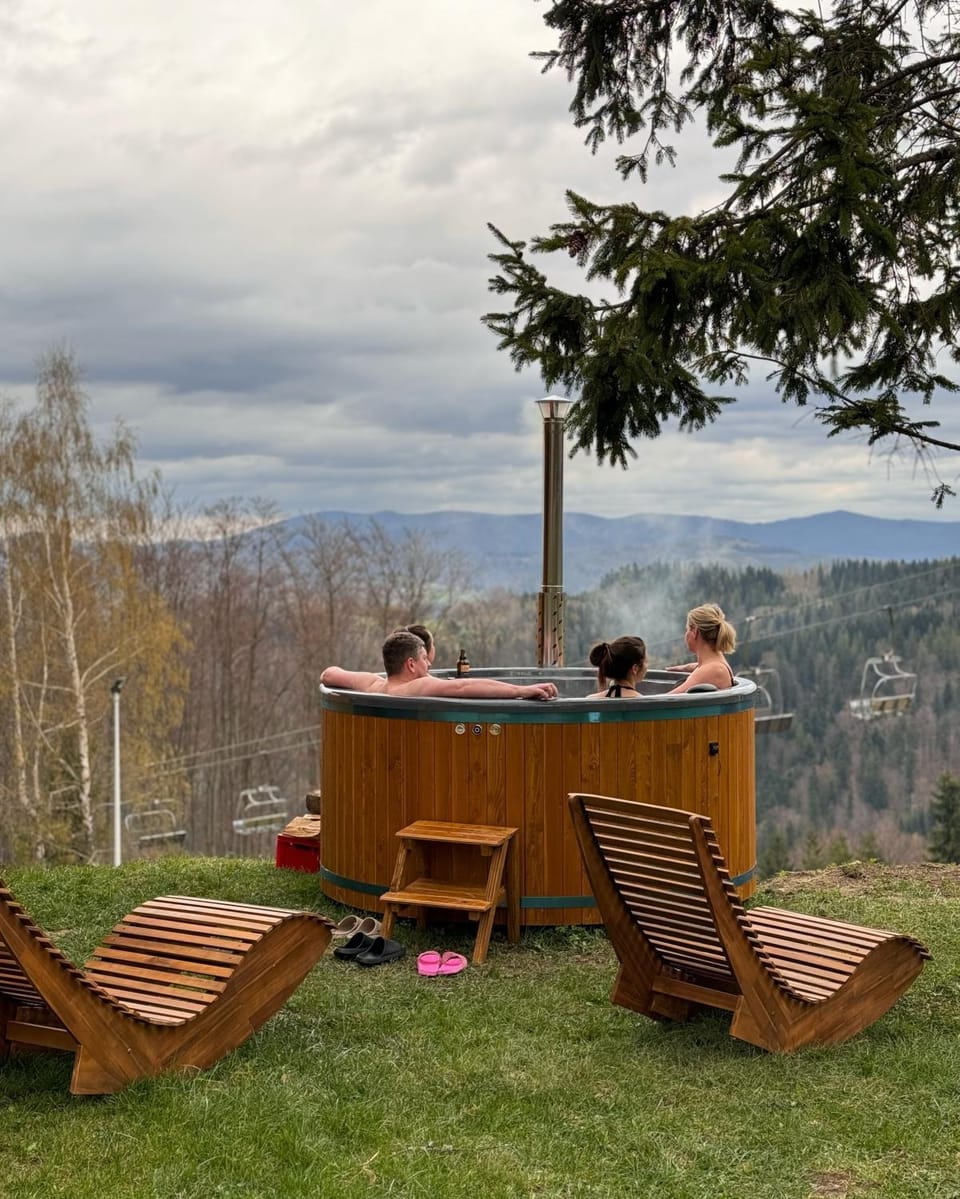 Natural landscape, Hot Tub, Mountain view