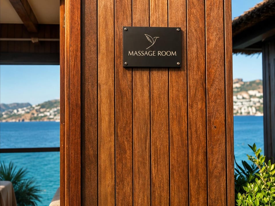 Natural landscape, Massage, Sea view