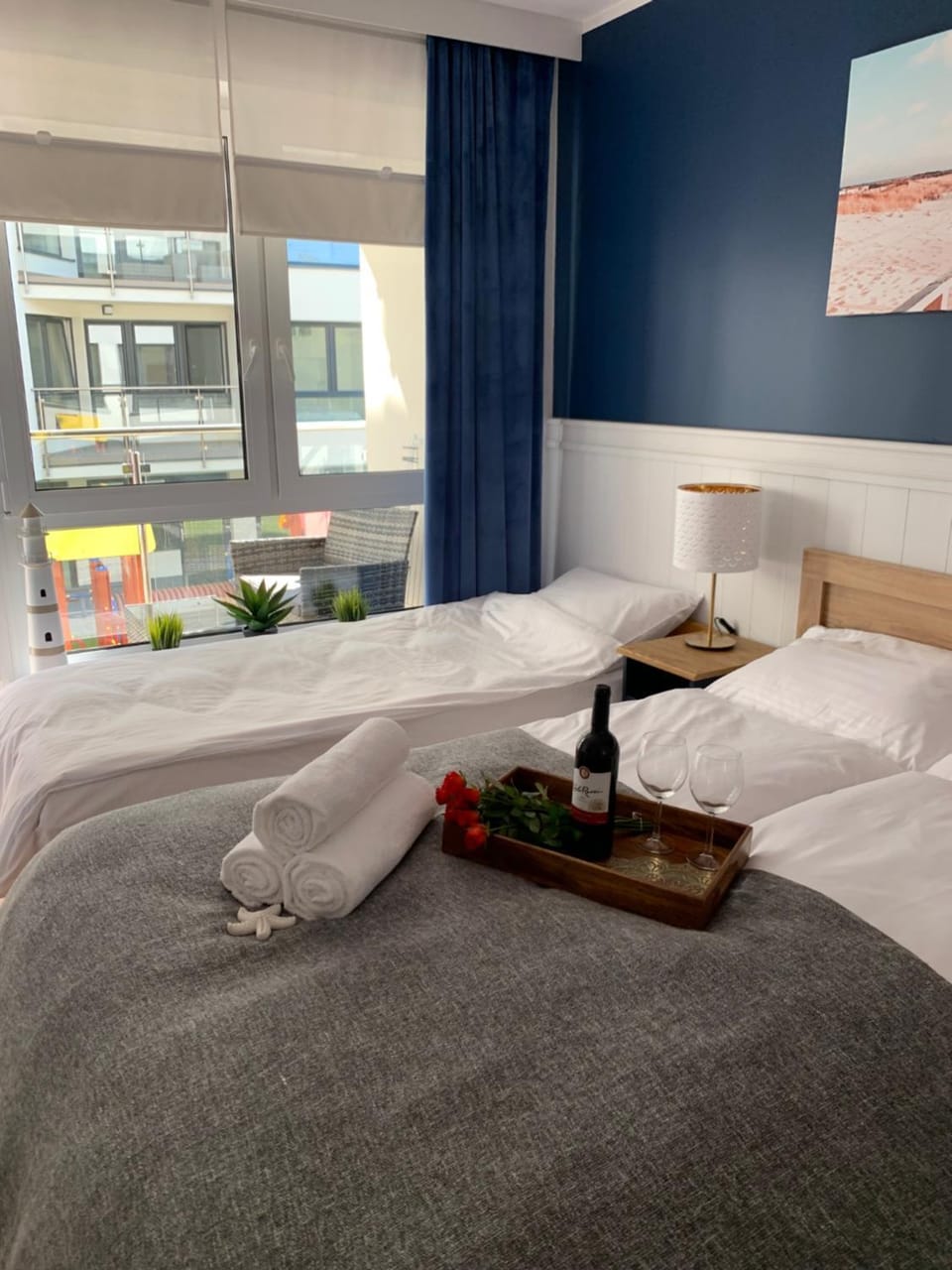 Apartamenty Piaskowe z widokiem na morze tarasem na dachu Apartment in Pomeranian Voivodeship