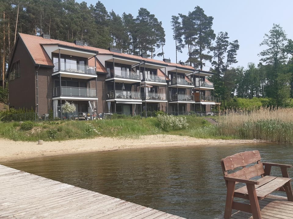 Property building, Natural landscape, Lake view