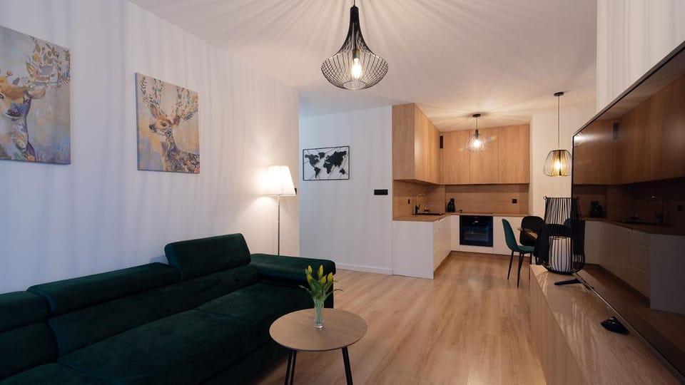 TV and multimedia, Kitchen or kitchenette, Living room, Seating area