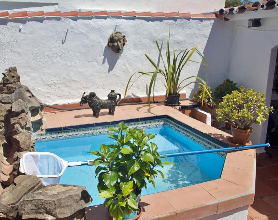 Patio, Pool view