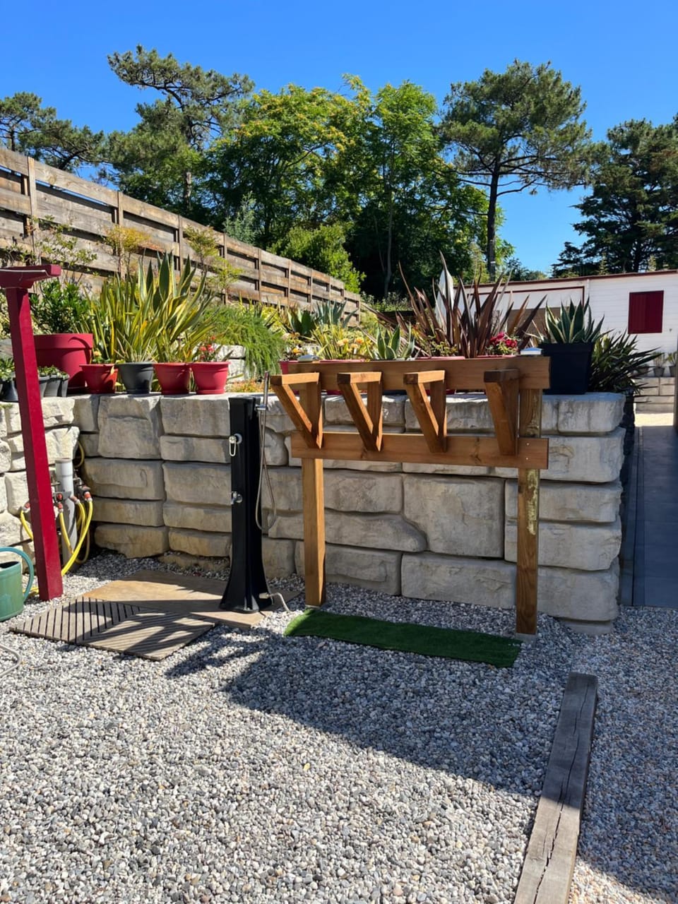 Shower, Garden, Garden view, storage