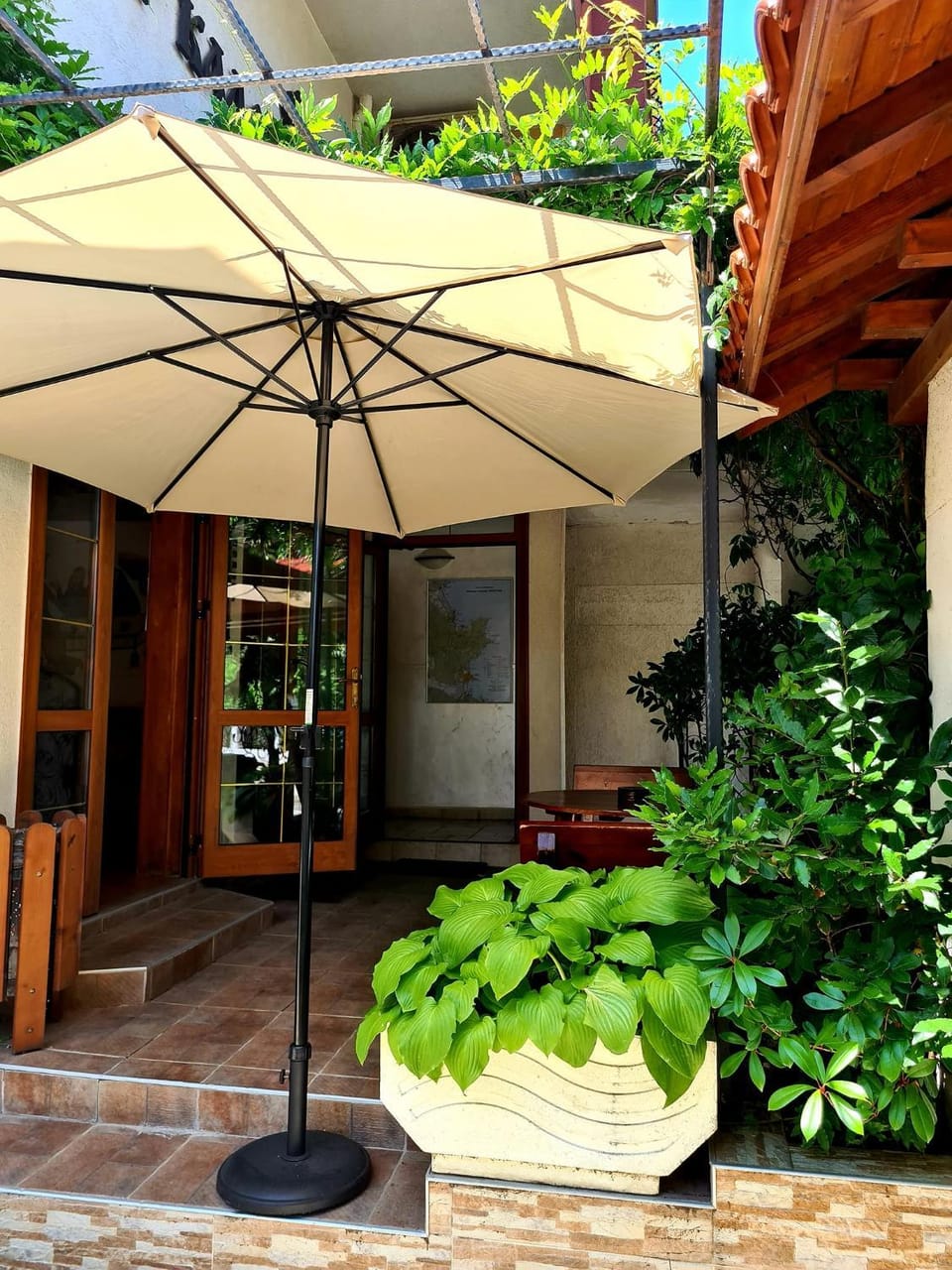 Property building, Patio