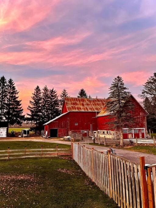 The Barns of Brighton Near Prince Edward County House in New York
