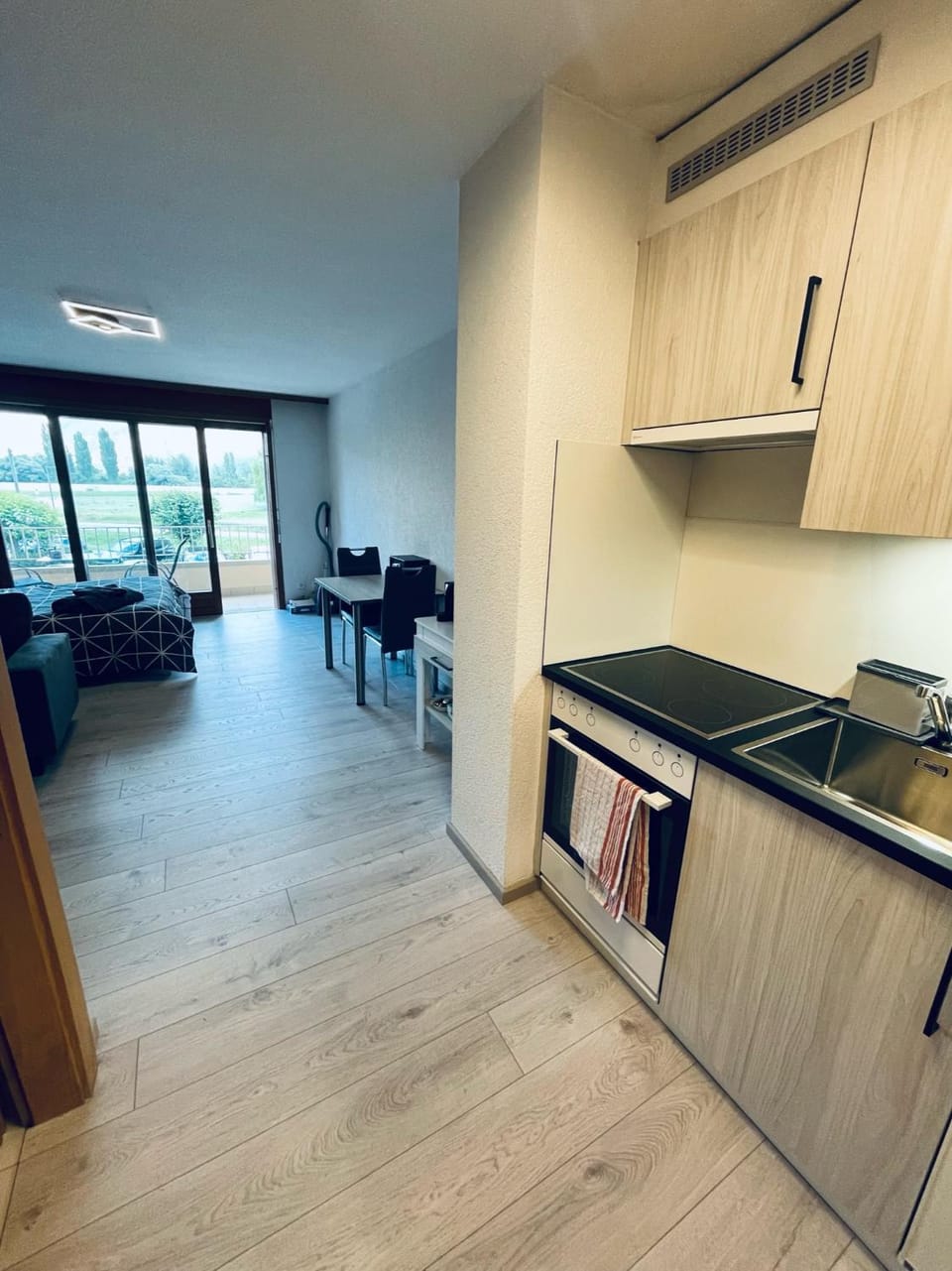 Kitchen or kitchenette, Photo of the whole room, Bedroom, pet friendly, stove