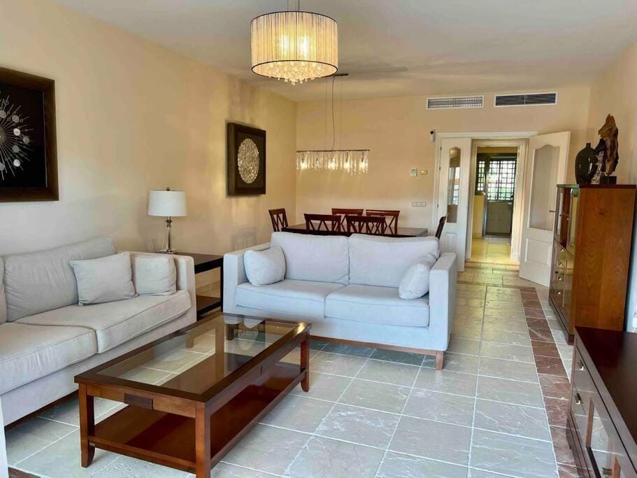 Living room, Seating area, Dining area
