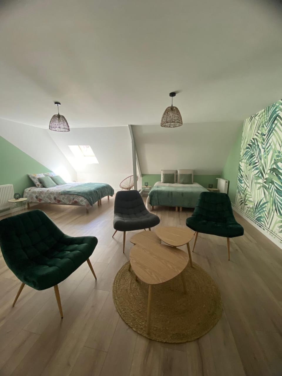 Living room, Seating area, Bedroom