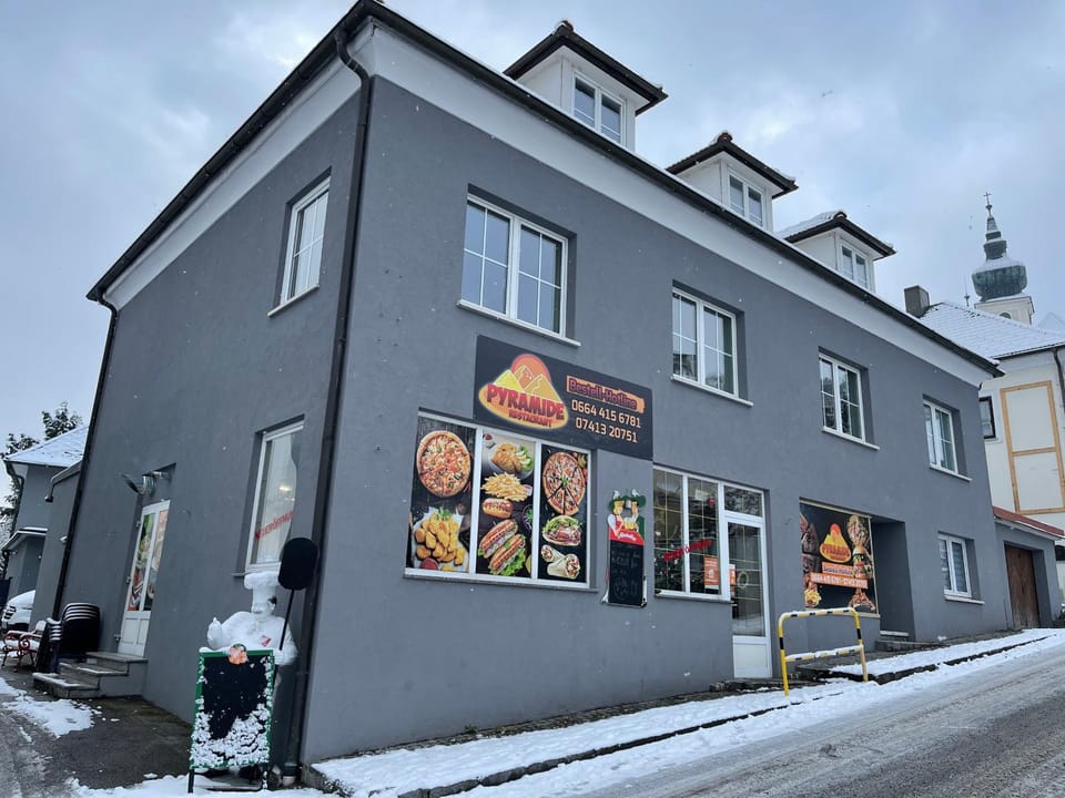 Property building, Restaurant/places to eat, Winter