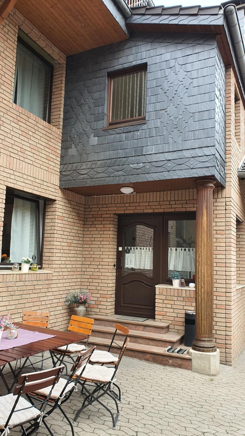 Facade/entrance, Inner courtyard view