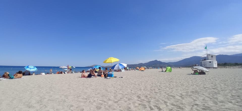 People, Beach, Mountain view, Sea view