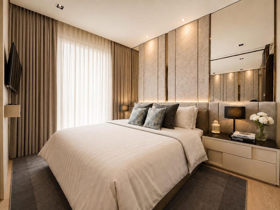 Bed, Photo of the whole room, Bedroom, wardrobe