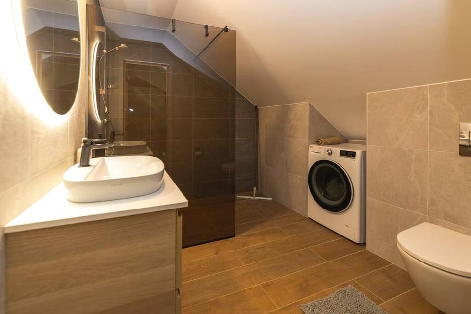 Shower, Toilet, Bathroom, washing machine
