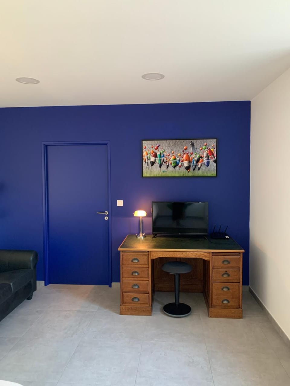 Seating area, Bedroom
