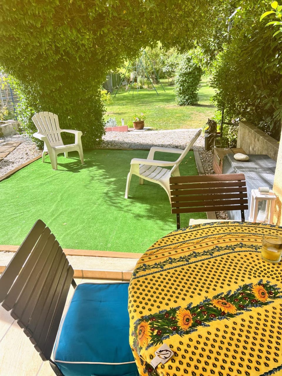 Patio, Garden view