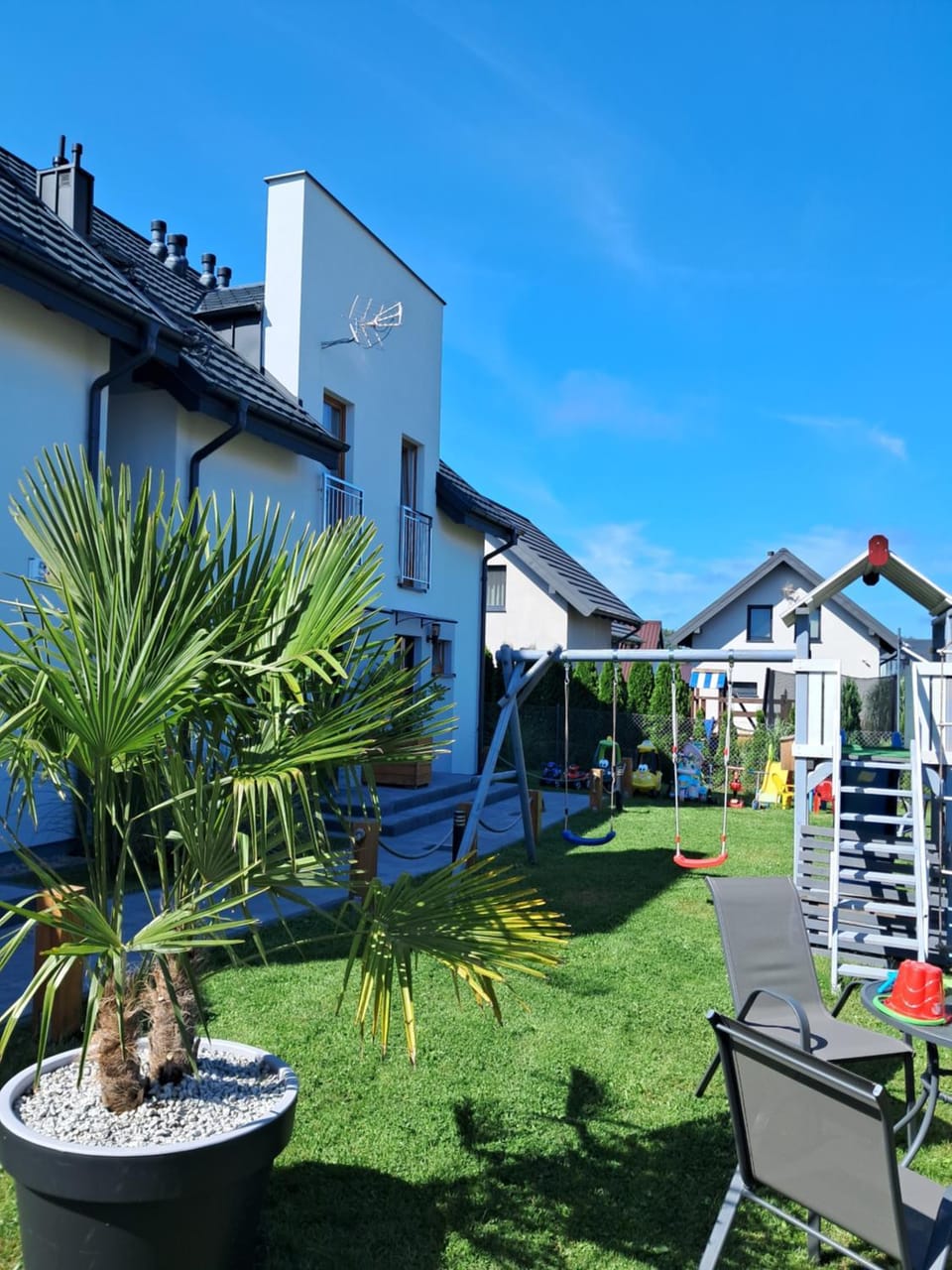 Property building, Garden view