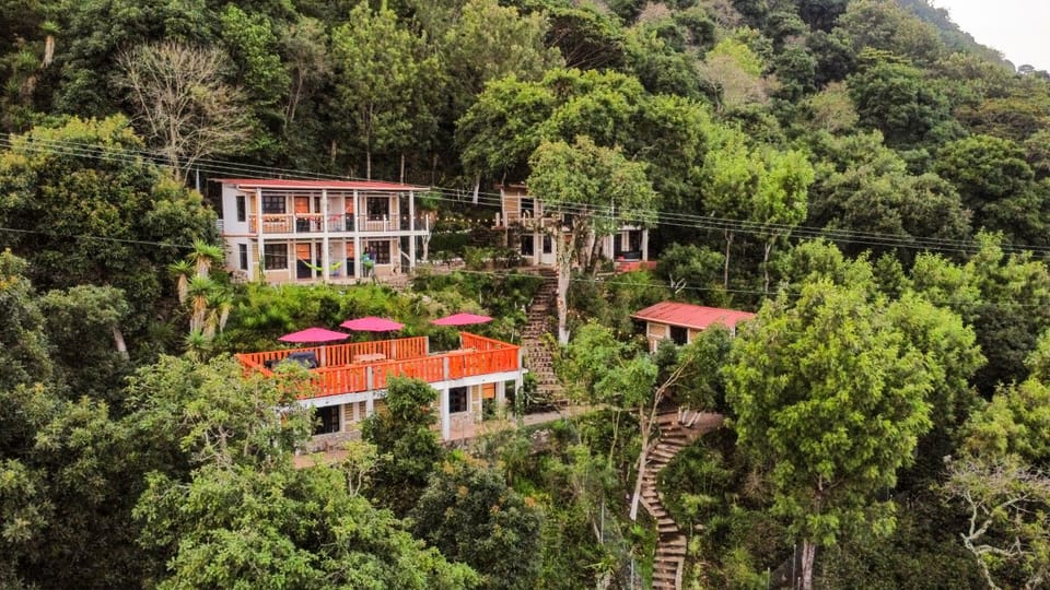 Property building, Day, Natural landscape, Garden, Mountain view