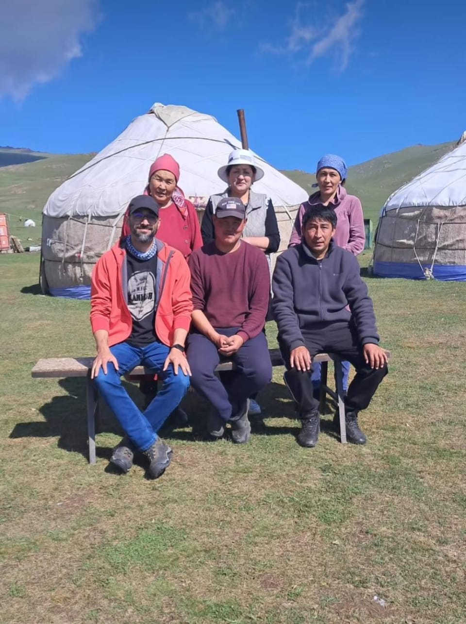 Day, People, Natural landscape, Mountain view, group of guests