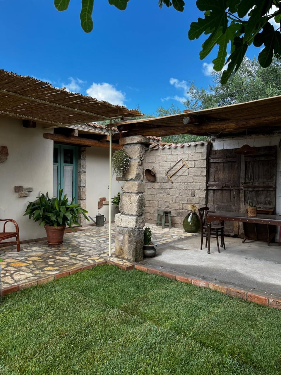 Property building, Patio