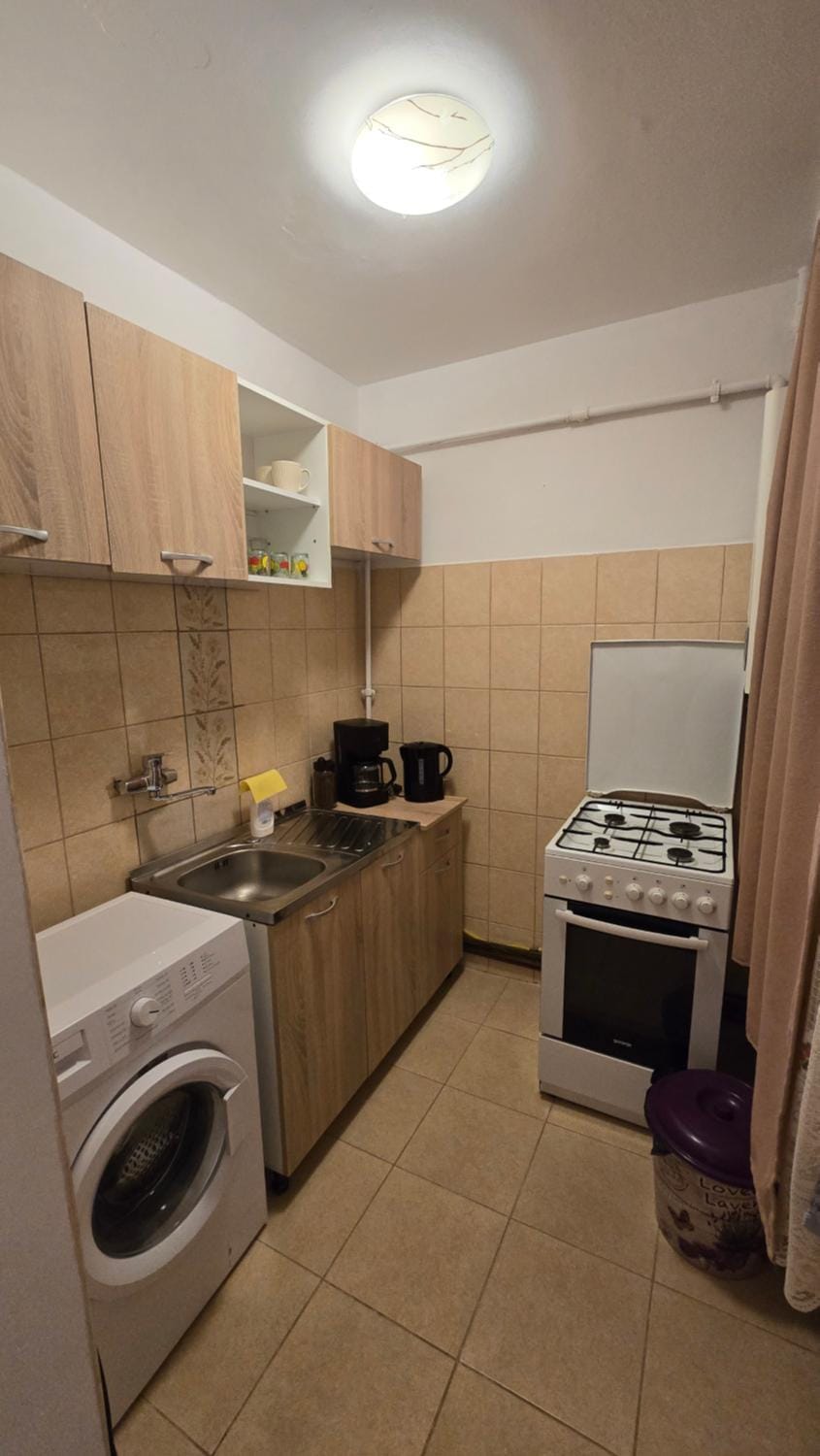 Coffee/tea facilities, Kitchen or kitchenette, oven