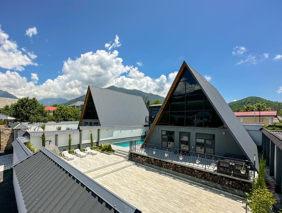 Property building, Natural landscape, Mountain view