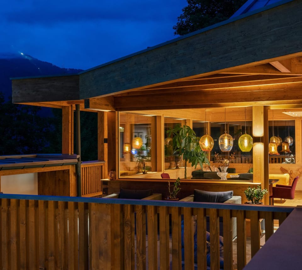 Night, Balcony/Terrace, Dining area