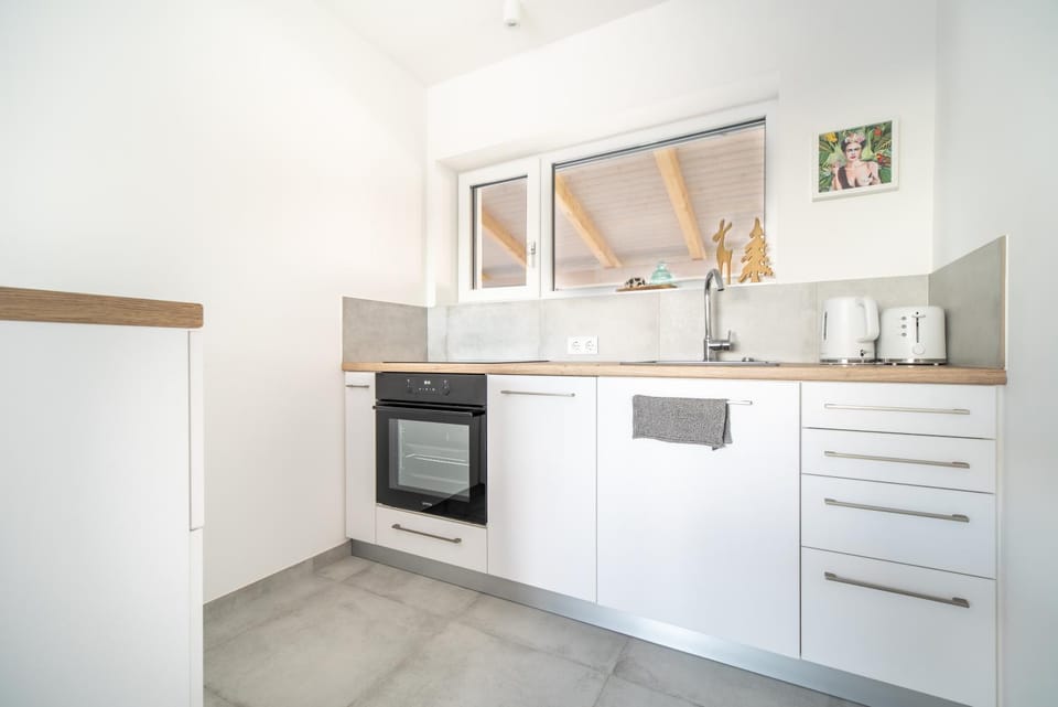 Kitchen or kitchenette, dishwasher, oven, stove, toaster, kitchen