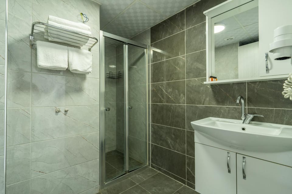 Shower, Bathroom, towels