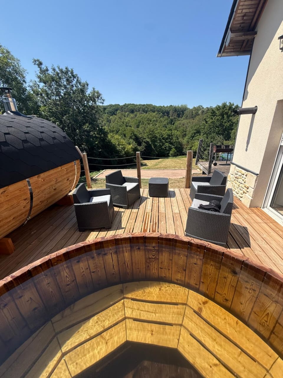 Maison en pleine nature vue exceptionnelle avec sauna et bain nordique Villa in Normandy