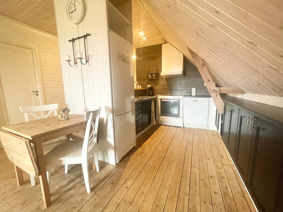 Kitchen or kitchenette, Dining area, dishwasher, oven, stove