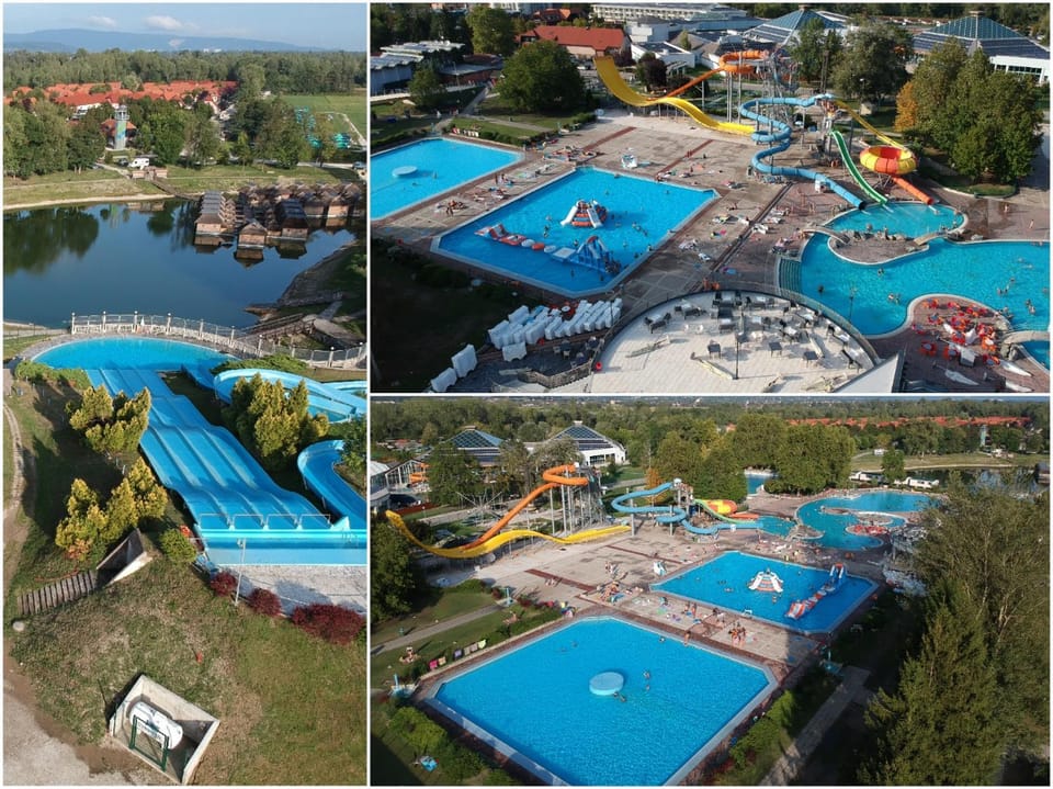 Bird's eye view, Aqua park, Pool view, Swimming pool