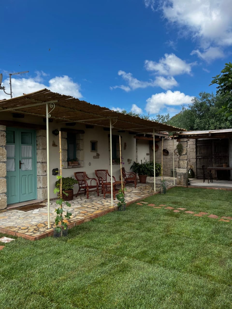 Property building, Patio