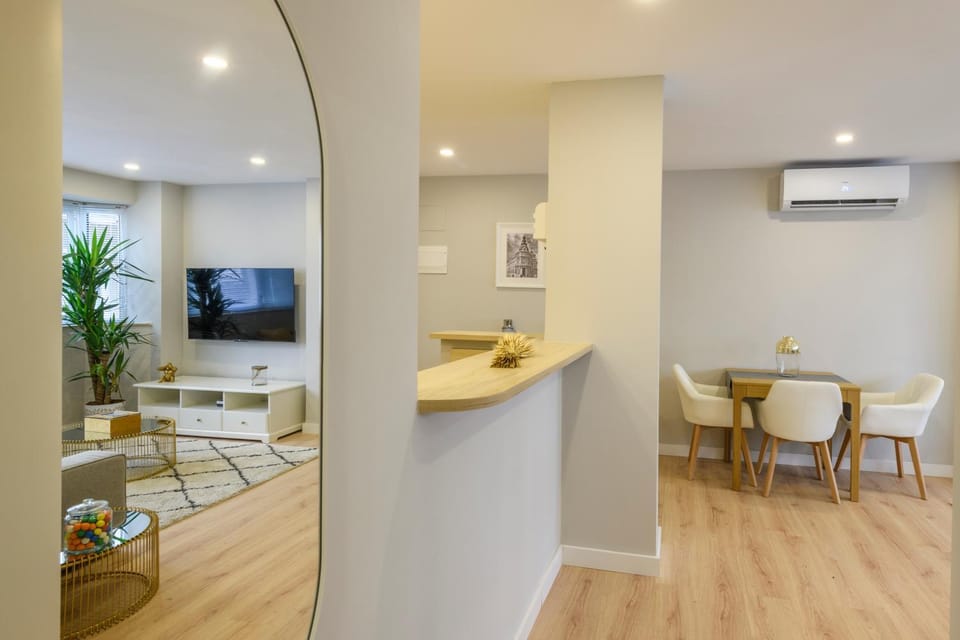 Living room, kitchen