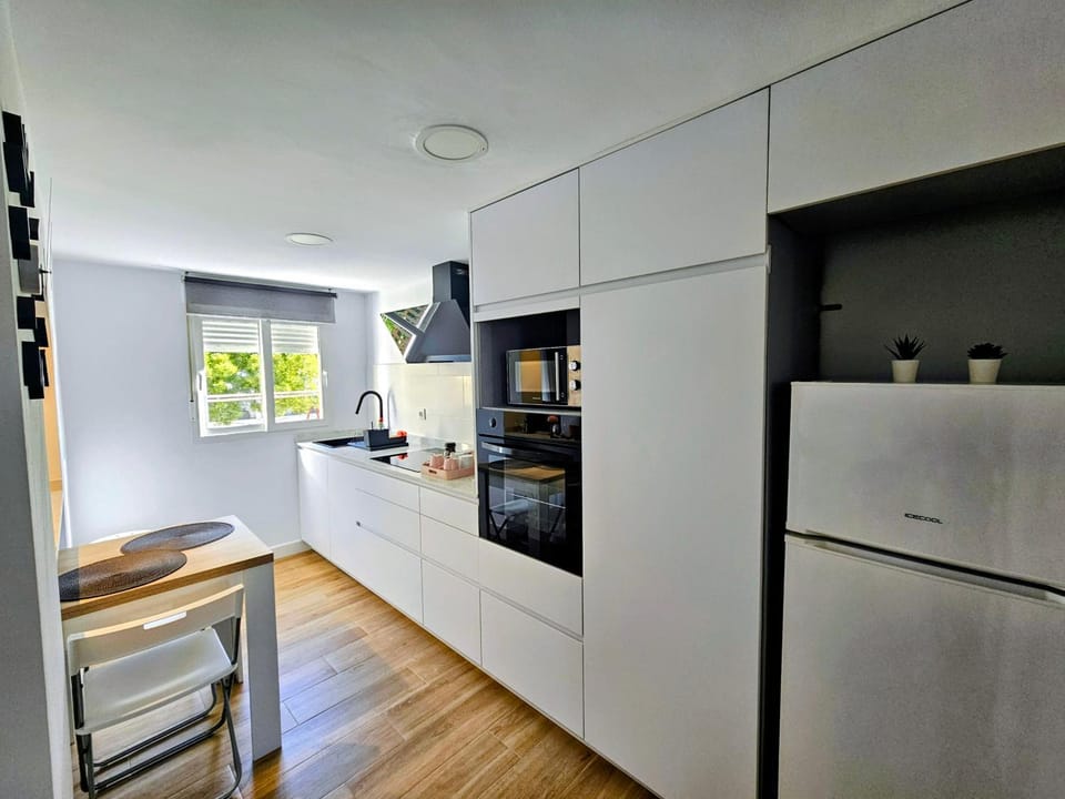 Kitchen or kitchenette, kitchen