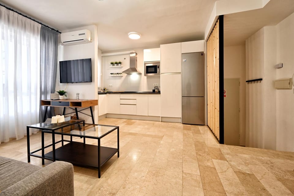Living room, air conditioner