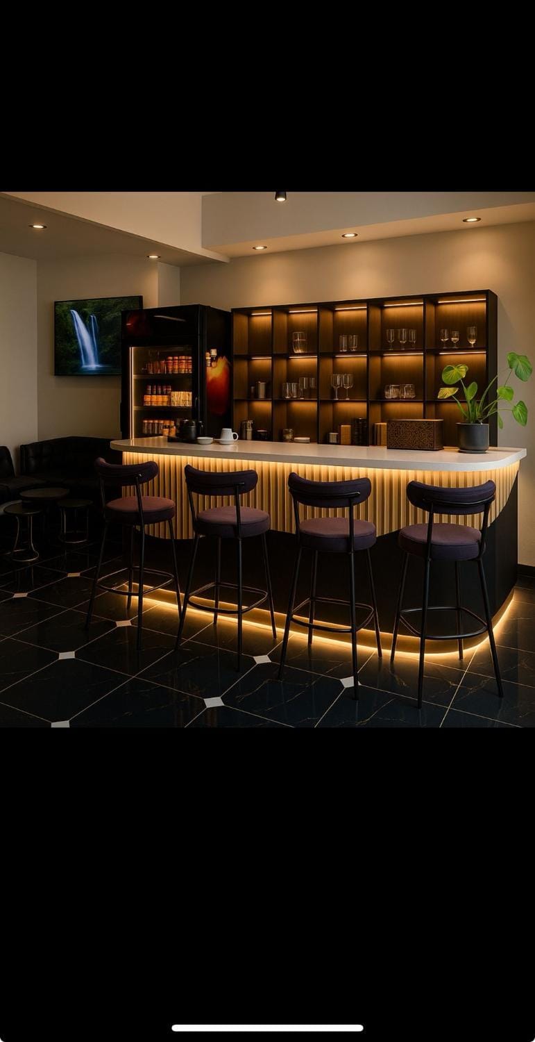 TV and multimedia, Food and drinks, Seating area