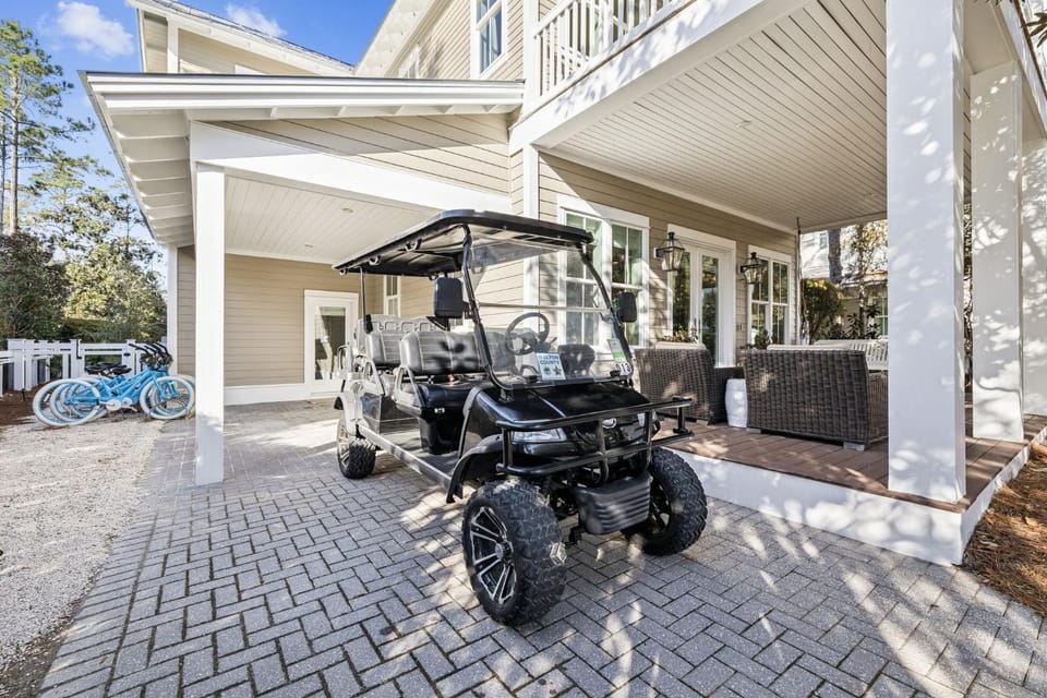 'Mirasol House' - Pool Golf Cart - WaterColor, FL - 4BR 4BA Bonus Bunk -- Sleeps 12 home House in Seagrove Beach