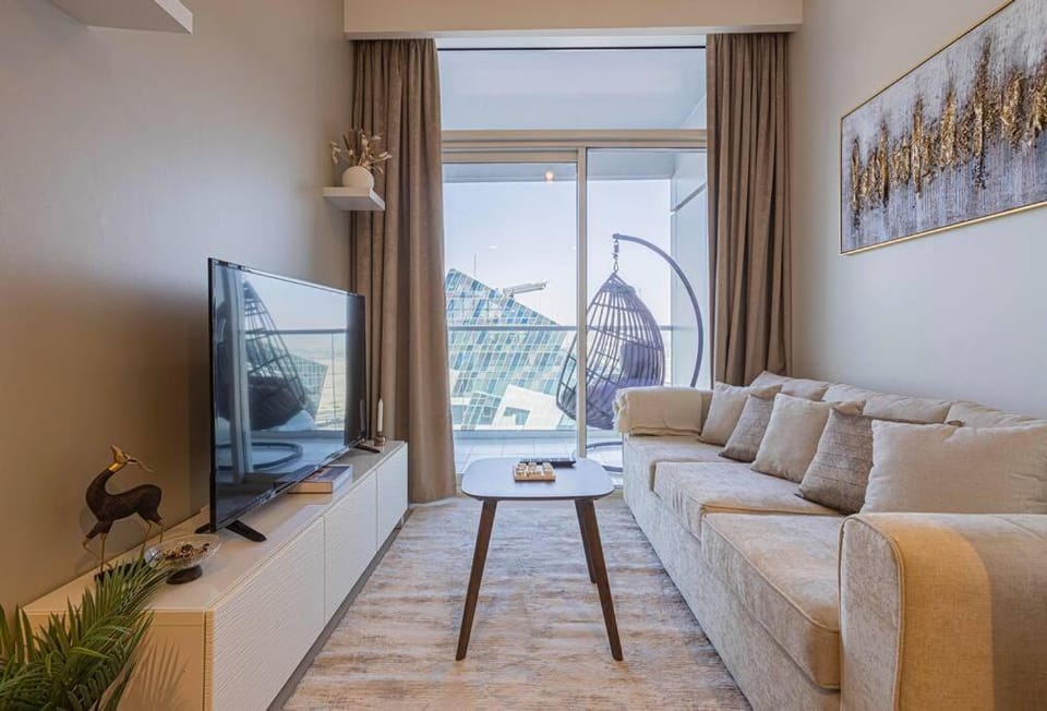 AXINITE - Brand New! Warm Cozy 1 Bed HIGH FLOOR Downtown Dubai CANAL VIEW Apartment in Dubai