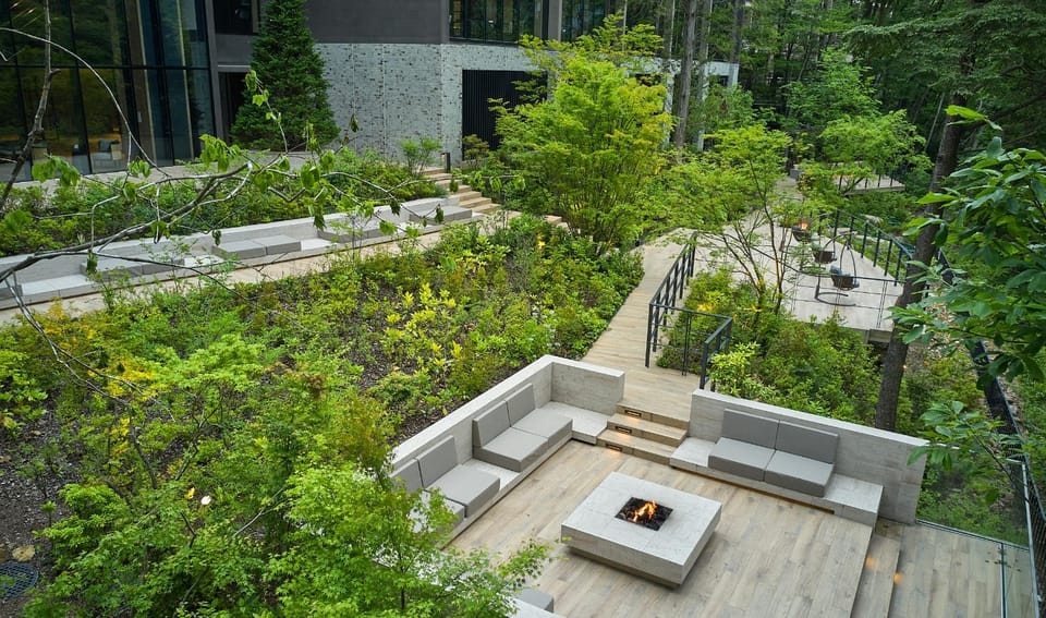 Property building, Garden