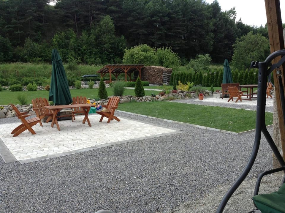 Property building, Garden, Garden view