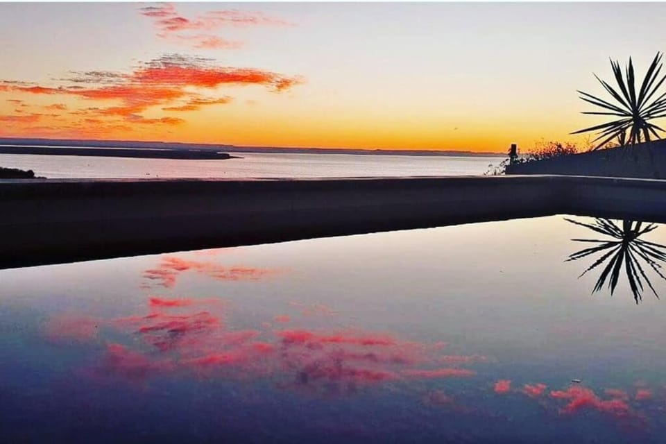 Natural landscape, Sea view, Sunset