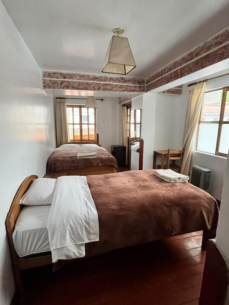 Photo of the whole room, Bedroom, towels